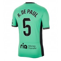 Atletico Madrid Rodrigo De Paul #5 Replica Third Shirt 2023-24 Short Sleeve
